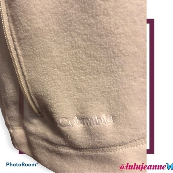 Columbia Ivory fleece zip up vest - Picture 2 of 8